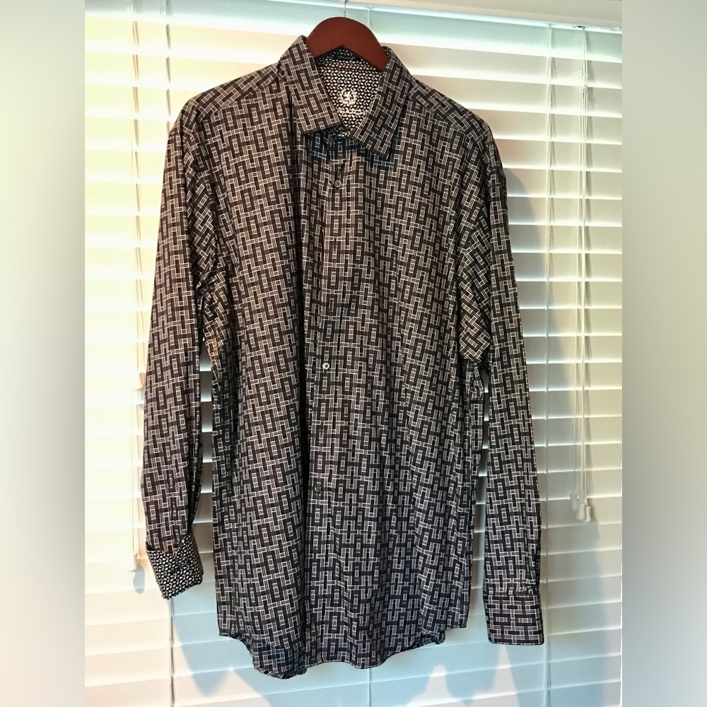 NWT. Bugatchi button down shirt. Men’s XXL. Classic fit.
